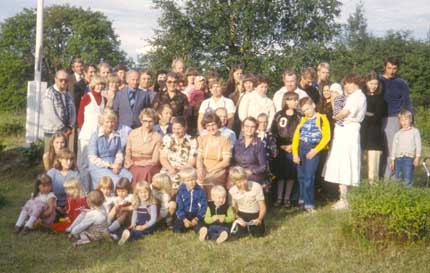Liimattalan sukua sukutapaamisessa 28.7.1979/Kuva: Martti Turunen